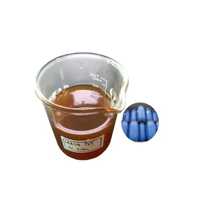 % 96 Labsa Deterjan CAS için Kimyasal Doğrusal Alkilbenzen Sülfonik Asit 27176-87-0
