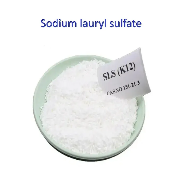 Köpük ajanı için SLS toz sodyum lauril sülfat CAS 151-21-3